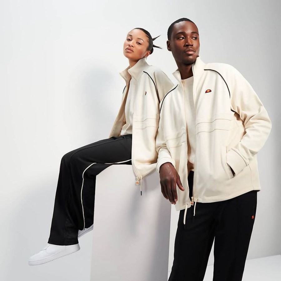 Women ELLESSE Tracktops & Tracksuits | Unisex Soldo Track Top Off White