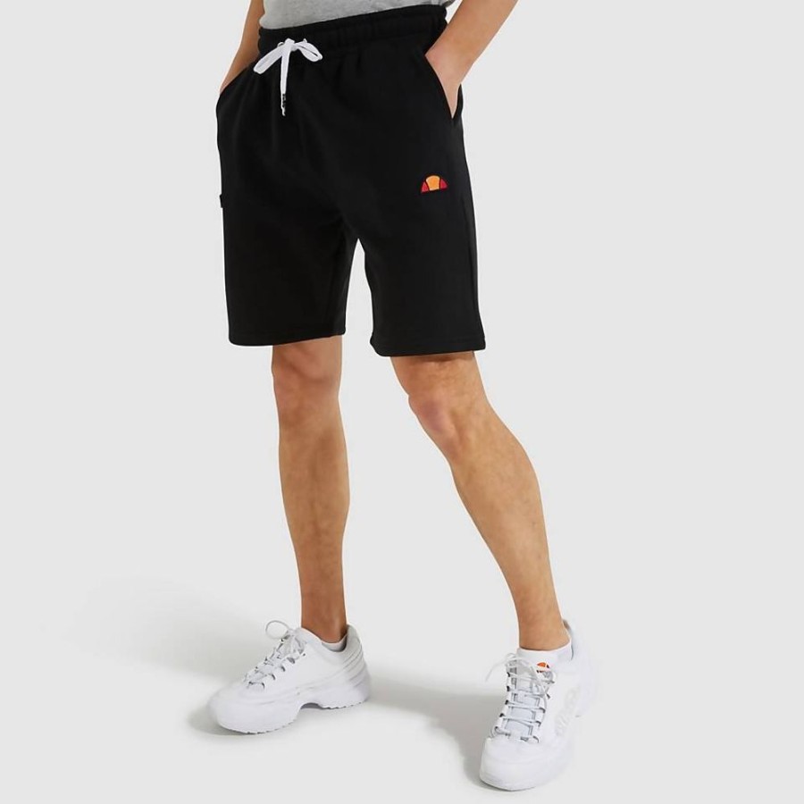 Men Ellesse Shorts | Men'S Noli Fleece Shorts Black