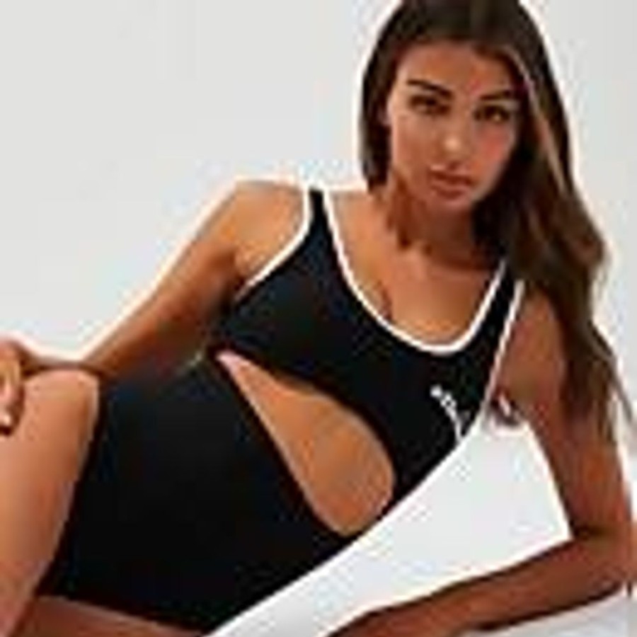 Women Ellesse Swimwear | Women'S Simmete Swimsuit Black