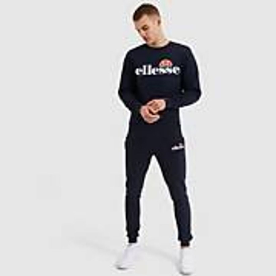 Men Ellesse Hoodies & Sweatshirts | Men'S Sl Succiso Sweatshirt Navy