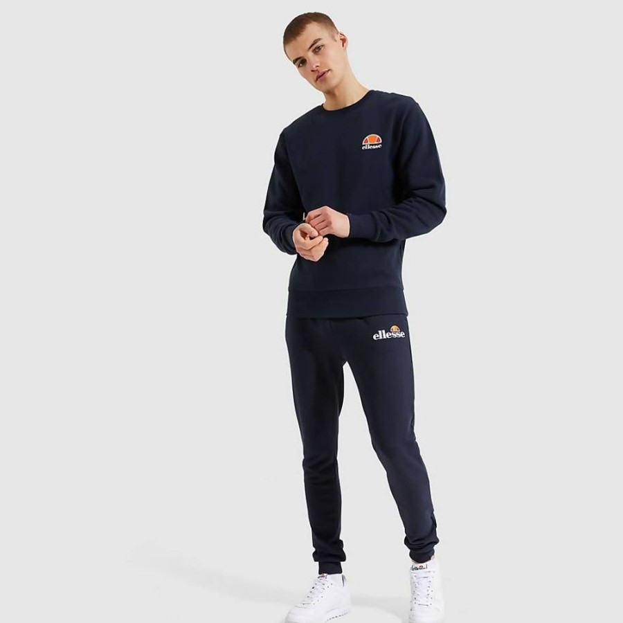 Men Ellesse Hoodies & Sweatshirts | Men'S Diveria Sweatshirt Navy