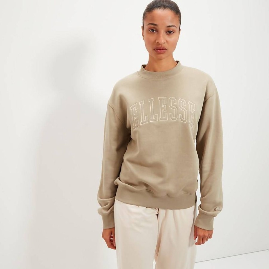 Women ELLESSE Hoodies & Sweatshirts | Women'S Eoardo Sweatshirt Khaki