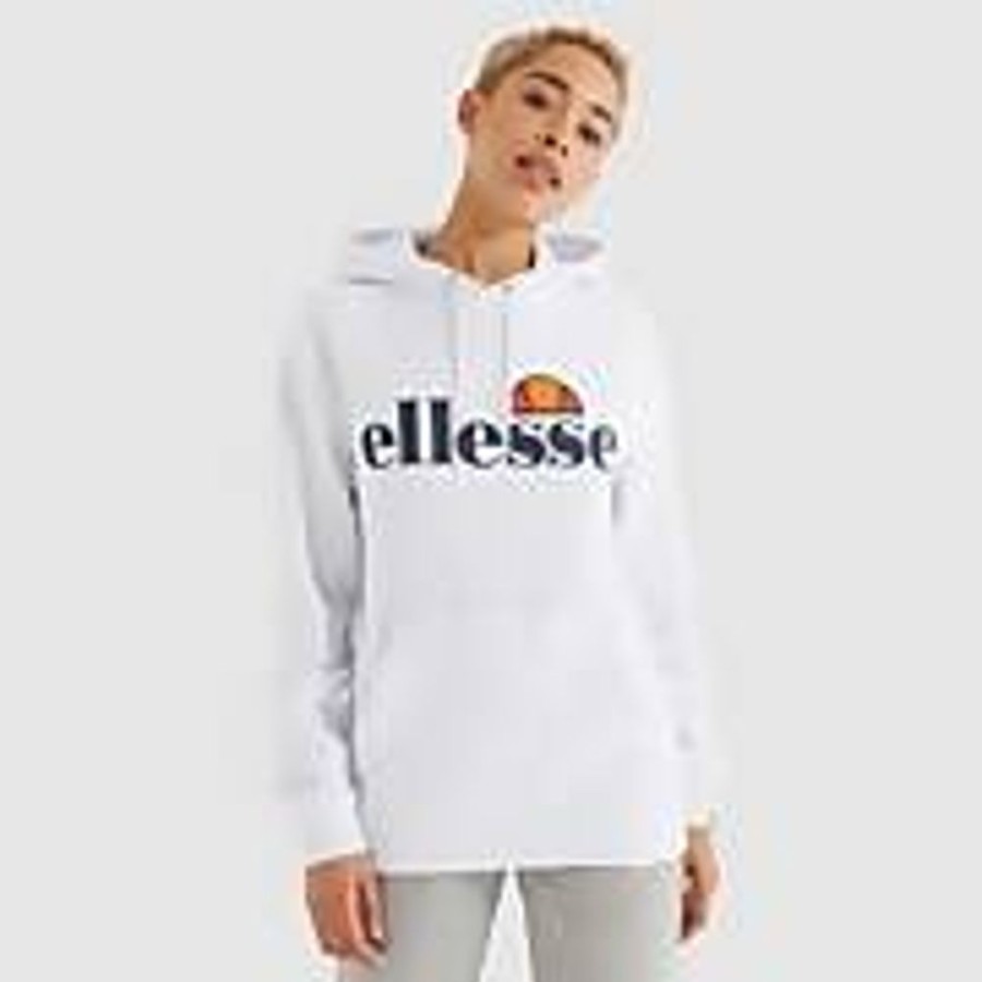 Women Ellesse Hoodies & Sweatshirts | Women'S Torices Oh Hoody White