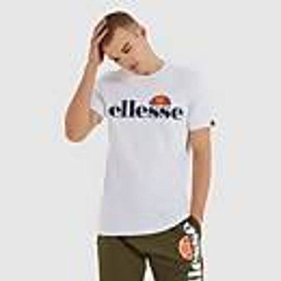 Men Ellesse T-Shirts | Men'S Sl Prado T-Shirt White