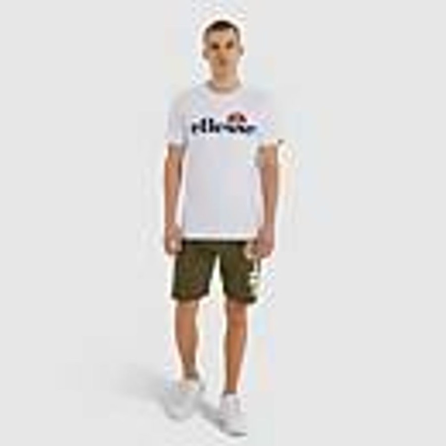 Men Ellesse T-Shirts | Men'S Sl Prado T-Shirt White