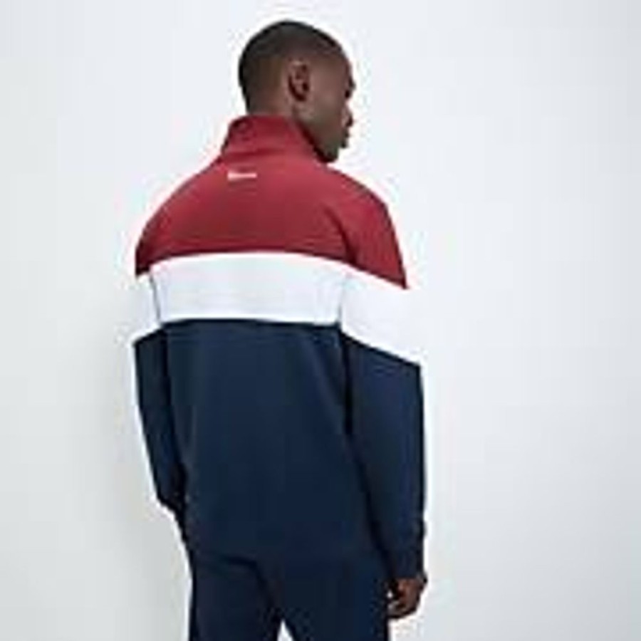 Men ELLESSE Tracksuits | Men'S Caprini Track Top Burgundy/Navy