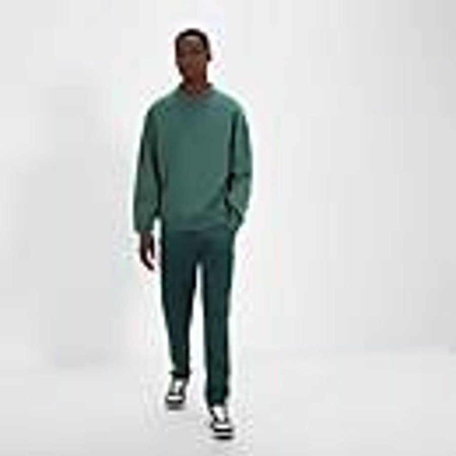 Men ELLESSE Hoodies & Sweatshirts | Men'S Etona Sweatshirt Dark Green