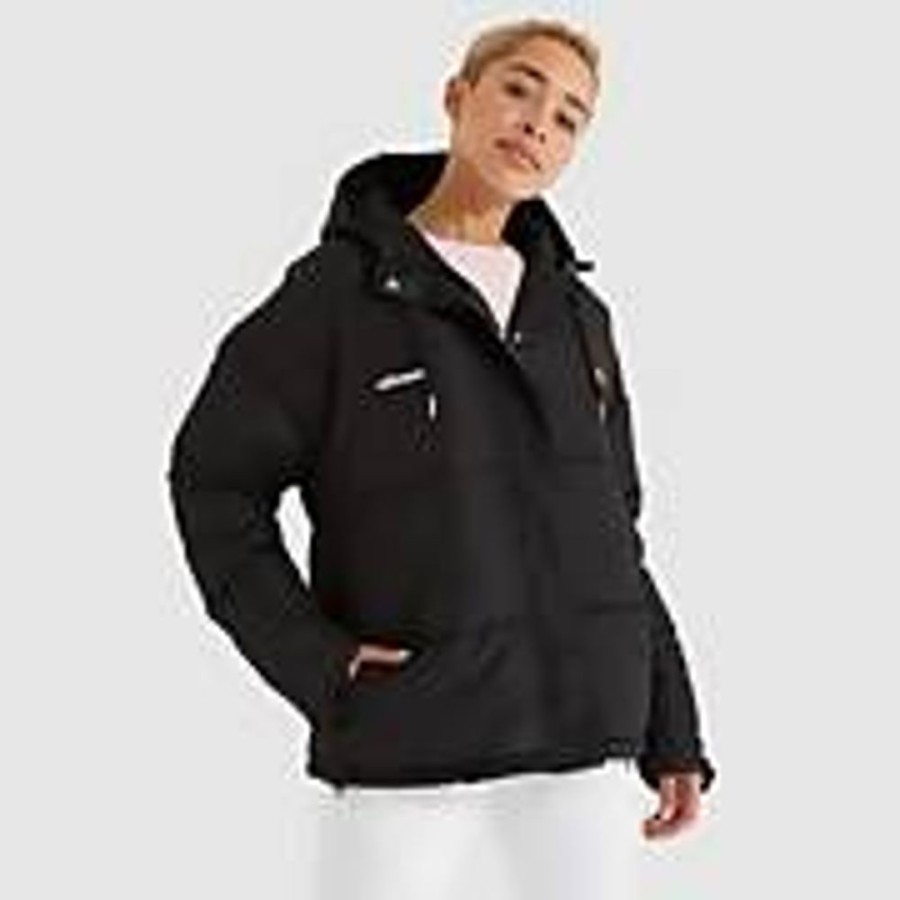 Women Ellesse Jackets & Coats | Women'S Pejo Padded Jacket Black