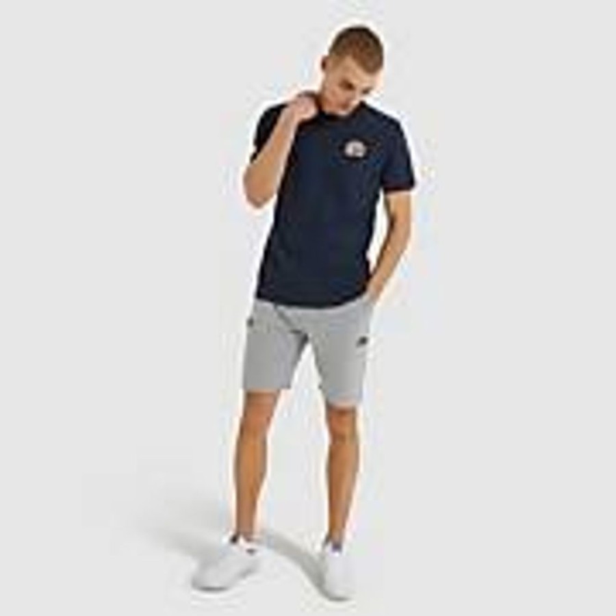 Men Ellesse Shorts | Men'S Noli Fleece Shorts Grey Marl