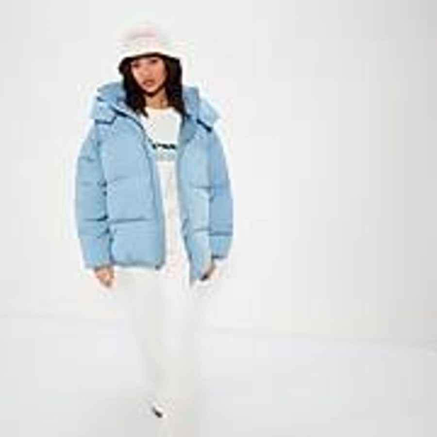 Women ELLESSE Jackets & Coats | Women'S Polselli Padded Jacket Blue