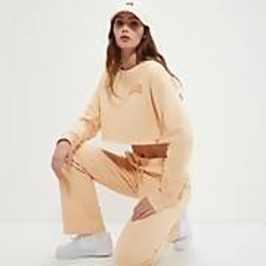 Women Ellesse Hoodies & Sweatshirts | Women'S Canleo Crop Sweatshirt Light Brown