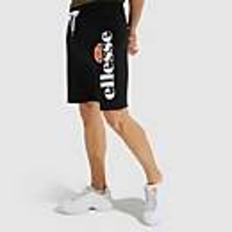 Men Ellesse Shorts | Men'S Bossini Fleece Shorts Black