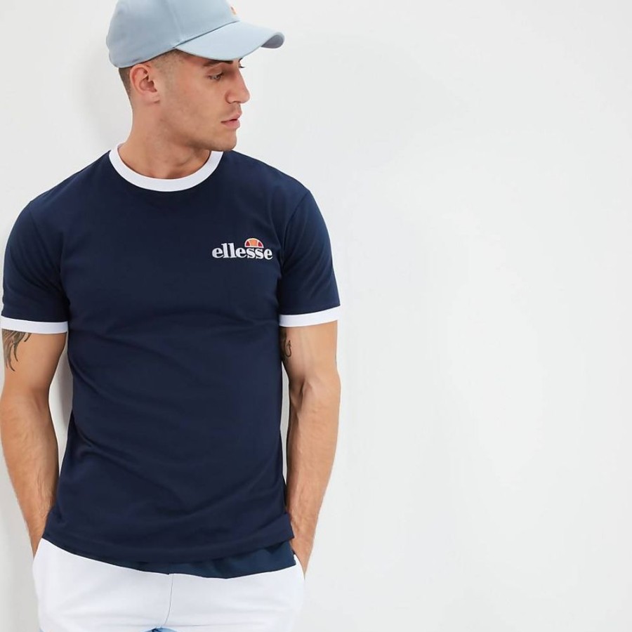 Men Ellesse T-Shirts | Men'S Meduno Tee Navy