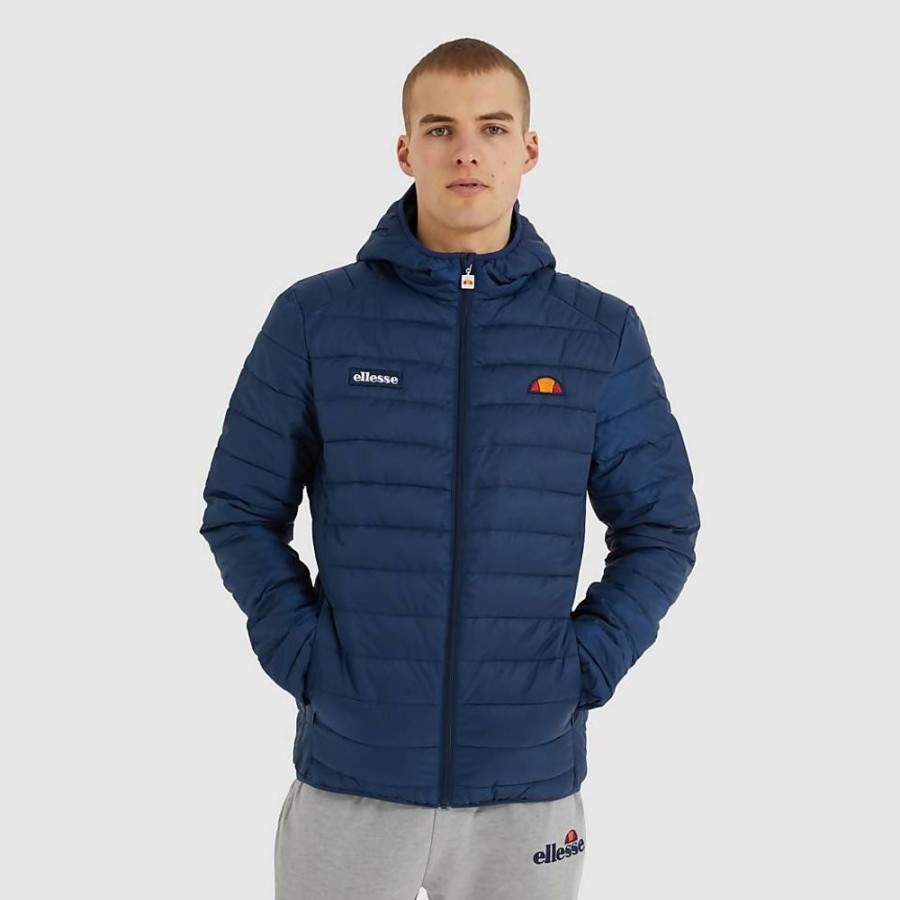 Men Ellesse Jackets & Coats | Men'S Lombardy Padded Jacket Navy