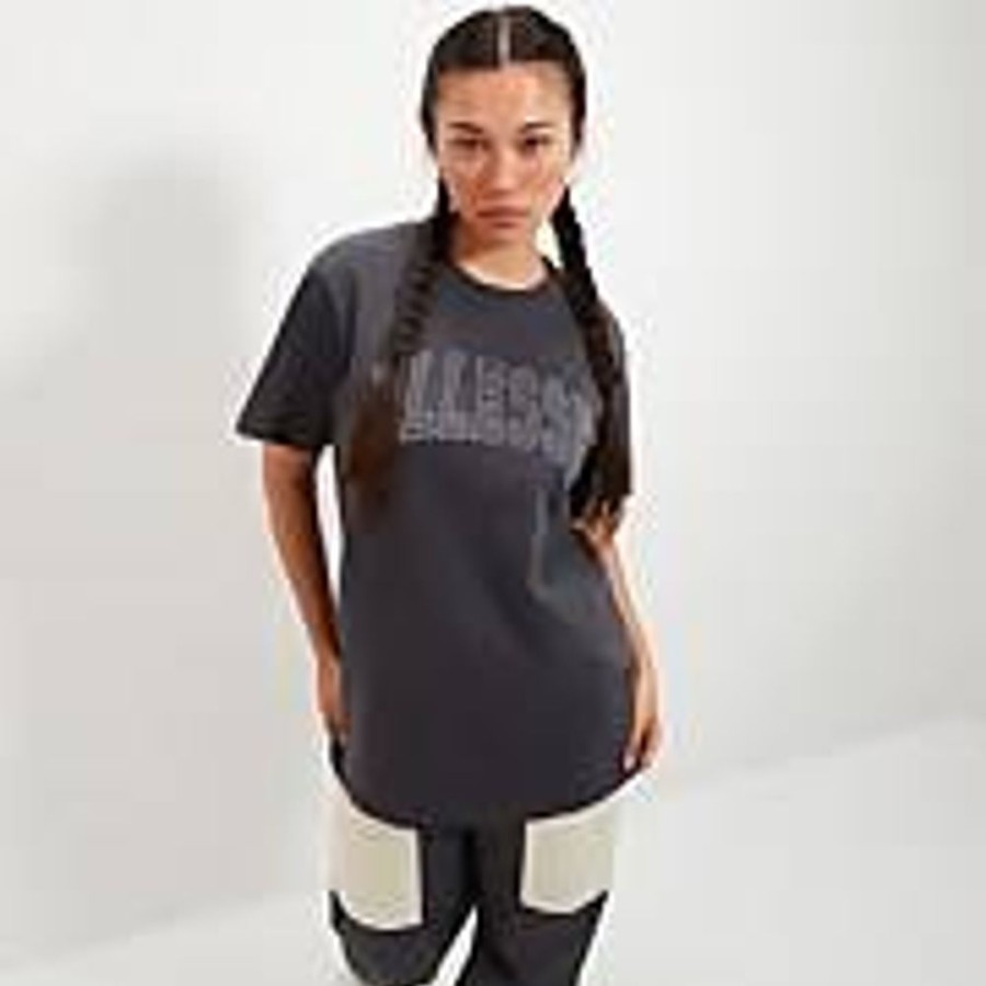 Women ELLESSE Tops | Women'S Silvestri Tee Dark Grey