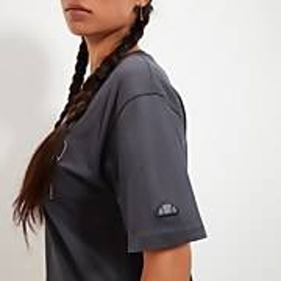 Women ELLESSE Tops | Women'S Silvestri Tee Dark Grey