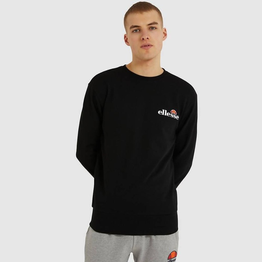 Men Ellesse Hoodies & Sweatshirts | Men'S Fierro Sweatshirt Black