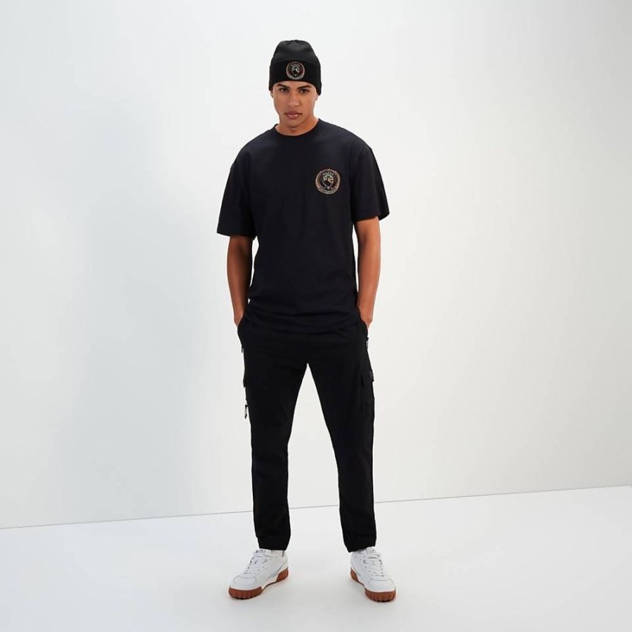 Men ELLESSE T-Shirts | Men'S Medallio Tee Black