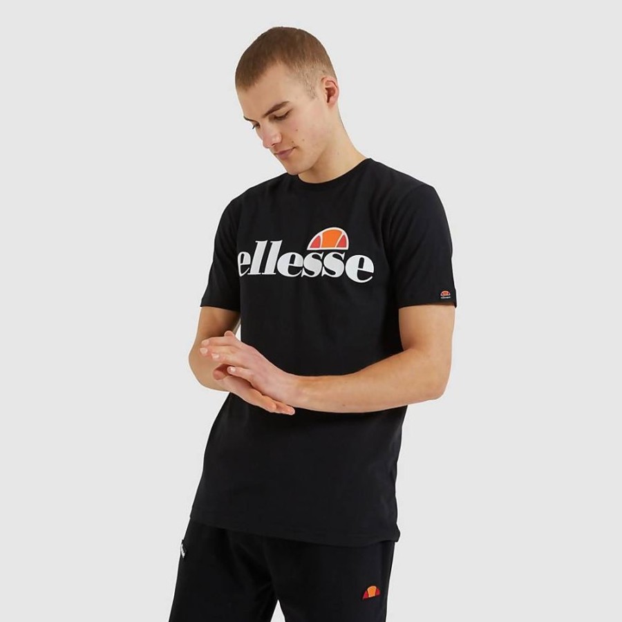 Men Ellesse T-Shirts | Men'S Sl Prado T-Shirt Black