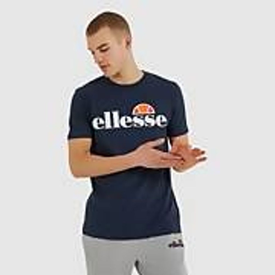 Men Ellesse T-Shirts | Men'S Sl Prado T-Shirt Navy