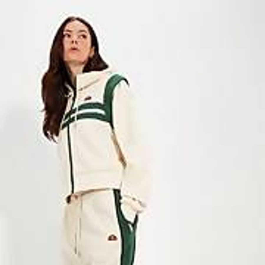 Women ELLESSE Tops | Women'S Perna Crop Track Top Off White