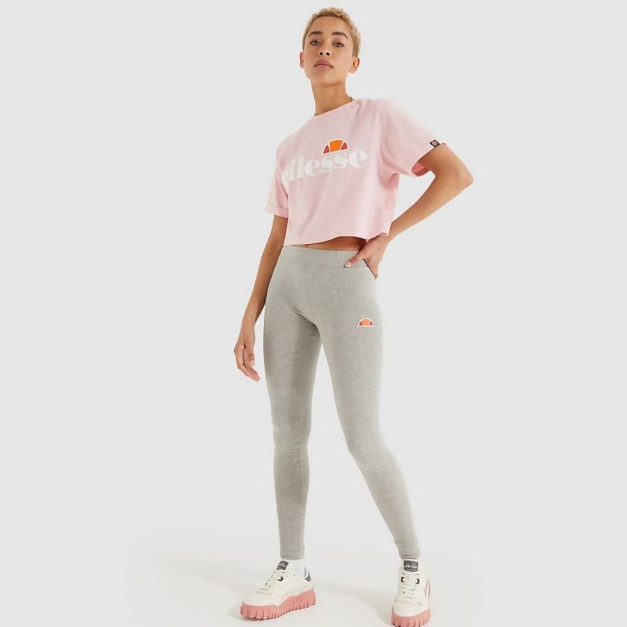 Women Ellesse Joggers & Leggings | Women'S Solos 2 Legging Grey Marl