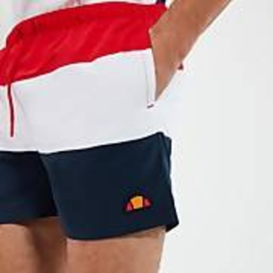 Men Ellesse Swimwear | Men'S Cielo Swim Short Red/Navy/White