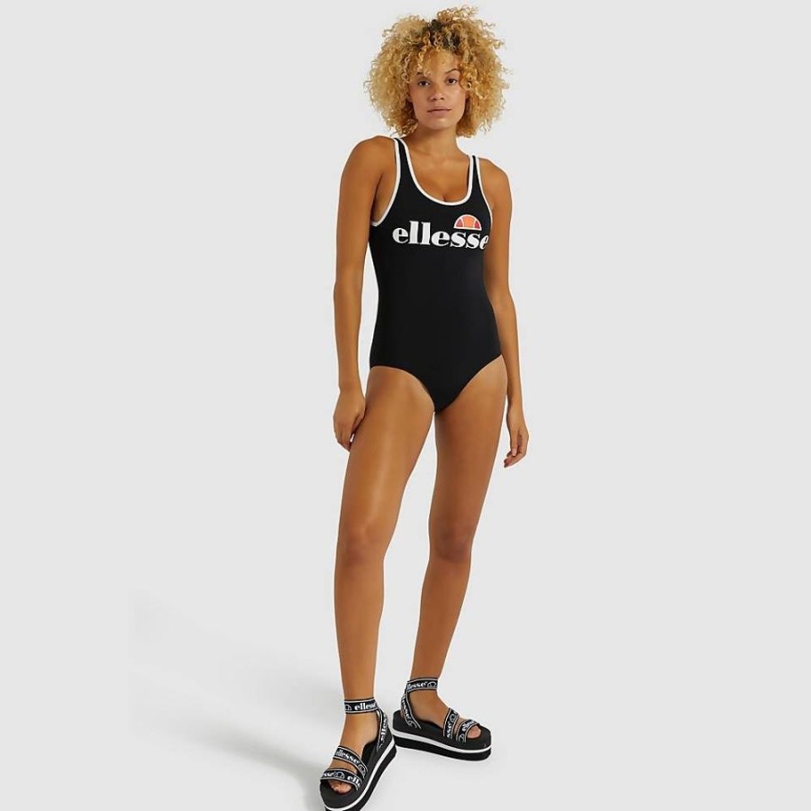 Women Ellesse Swimwear | Women'S Lilly Swimsuit Black