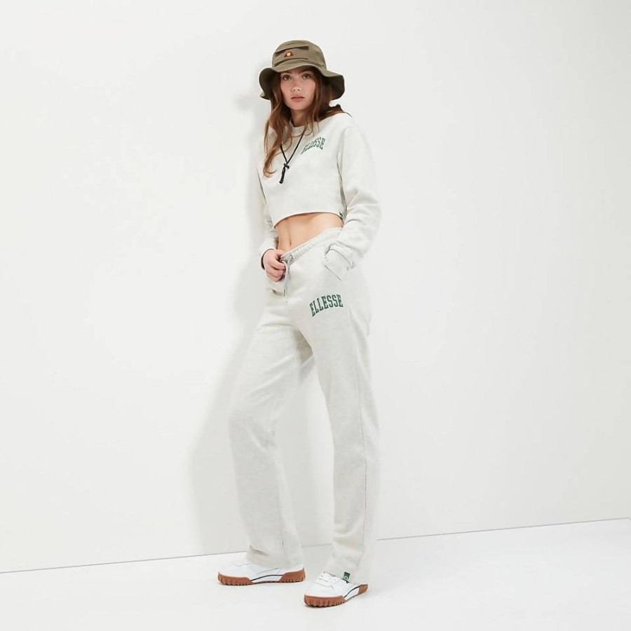 Women Ellesse Joggers & Leggings | Women'S Tento Jog Pant Light Grey Marl