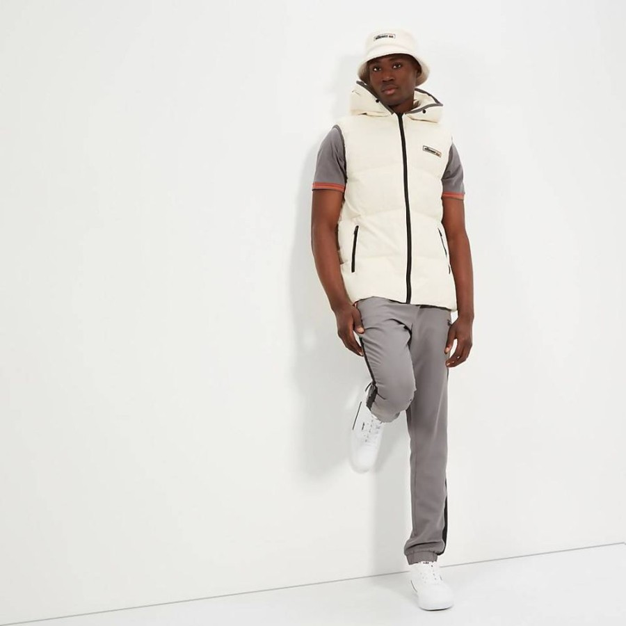 Men ELLESSE Jackets & Coats | Men'S Vincolo Gilet Off White