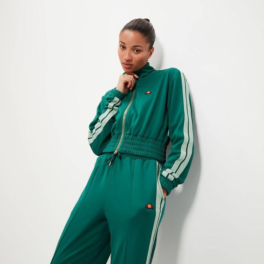 Women ELLESSE Tracktops & Tracksuits | Women'S Morelli Track Top Dark Green