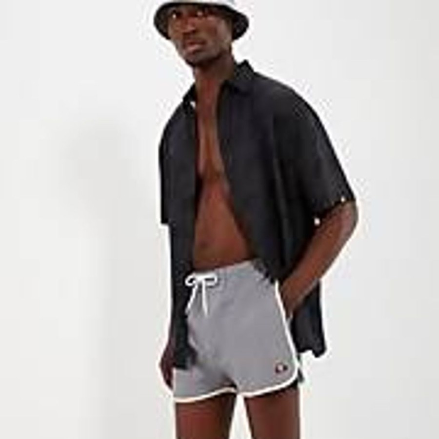 Men Ellesse Swimwear | Men'S Cabanas Swim Short Grey