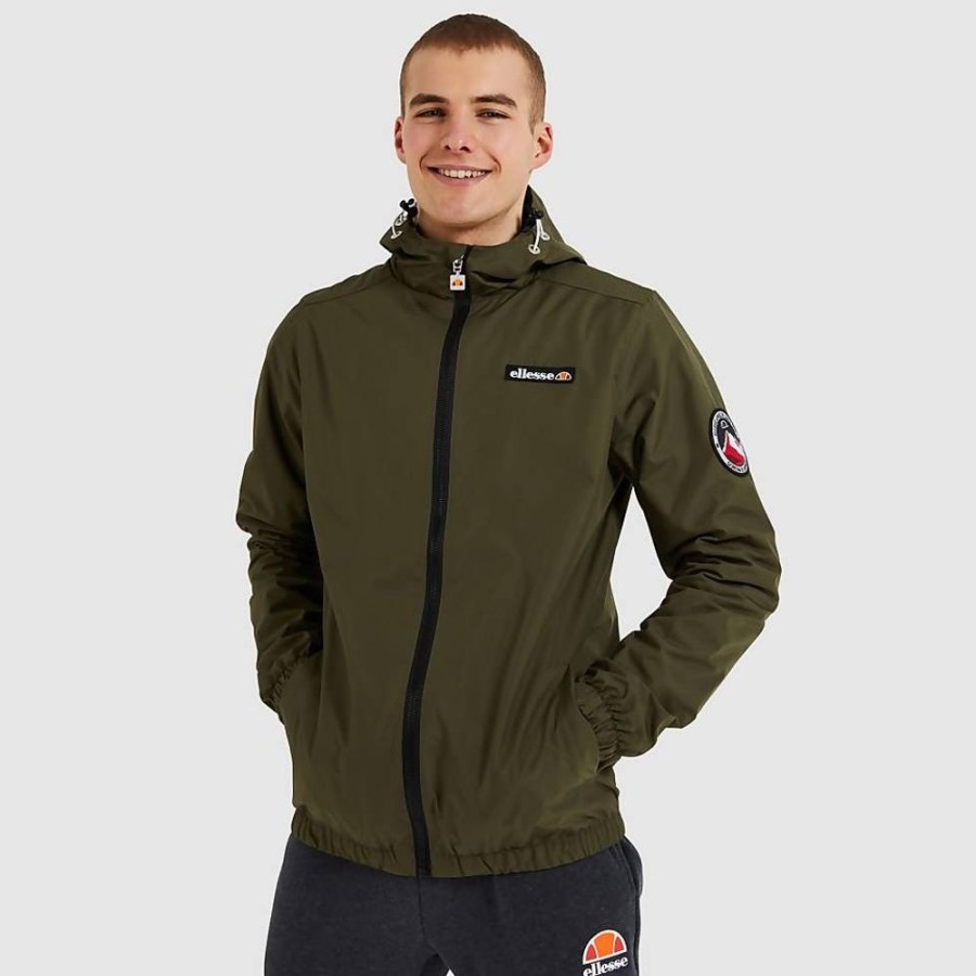 Men Ellesse Jackets & Coats | Men'S Terrazzo Jacket Khaki