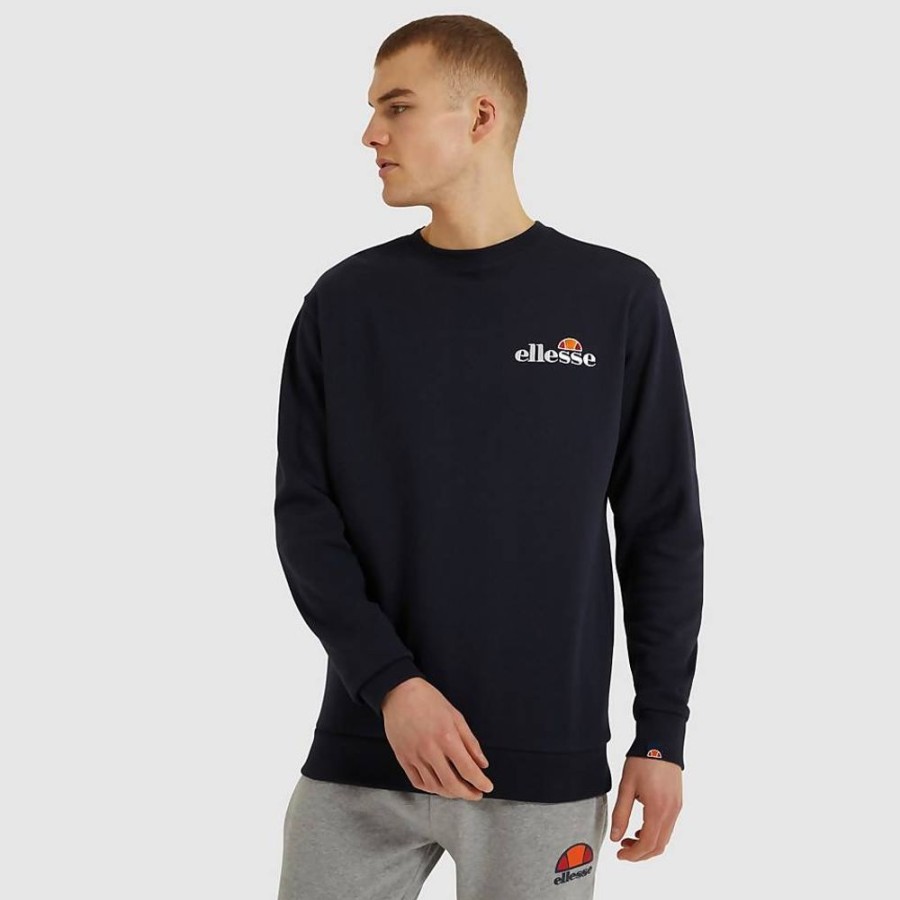 Men Ellesse Hoodies & Sweatshirts | Men'S Fierro Sweatshirt Navy