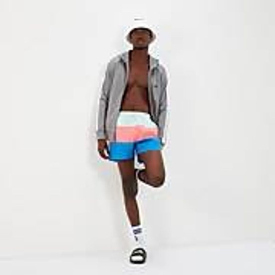 Men Ellesse Swimwear | Men'S Vespore Swim Short Blue/Pink