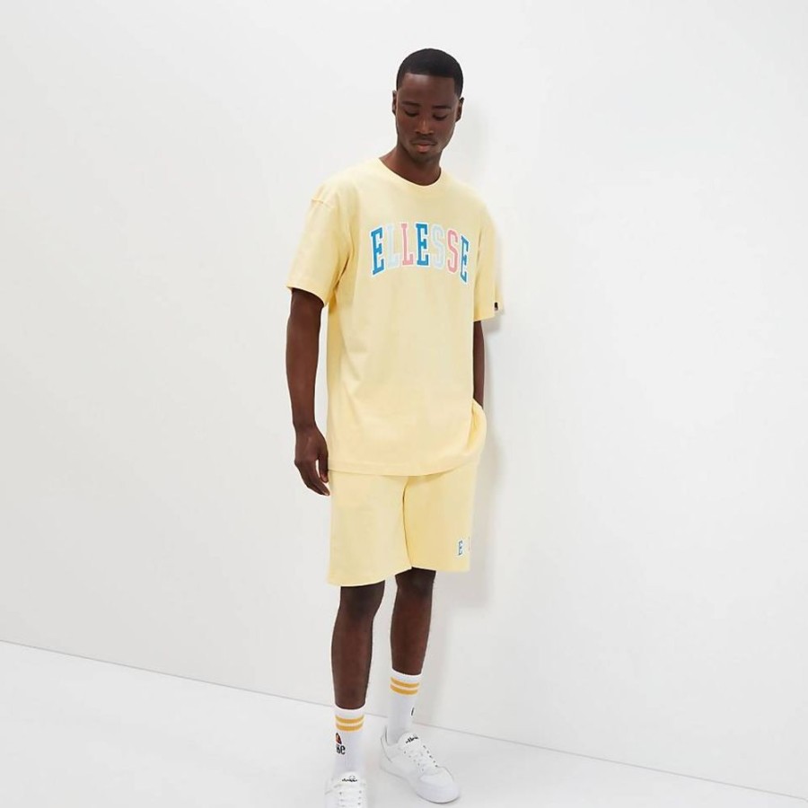 Women Ellesse Tops | Unisex Calipsi Tee Light Yellow