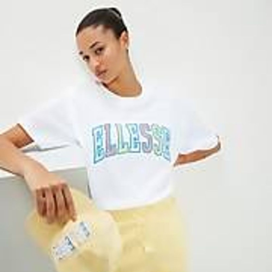 Women Ellesse Tops | Unisex Calipsi Tee White