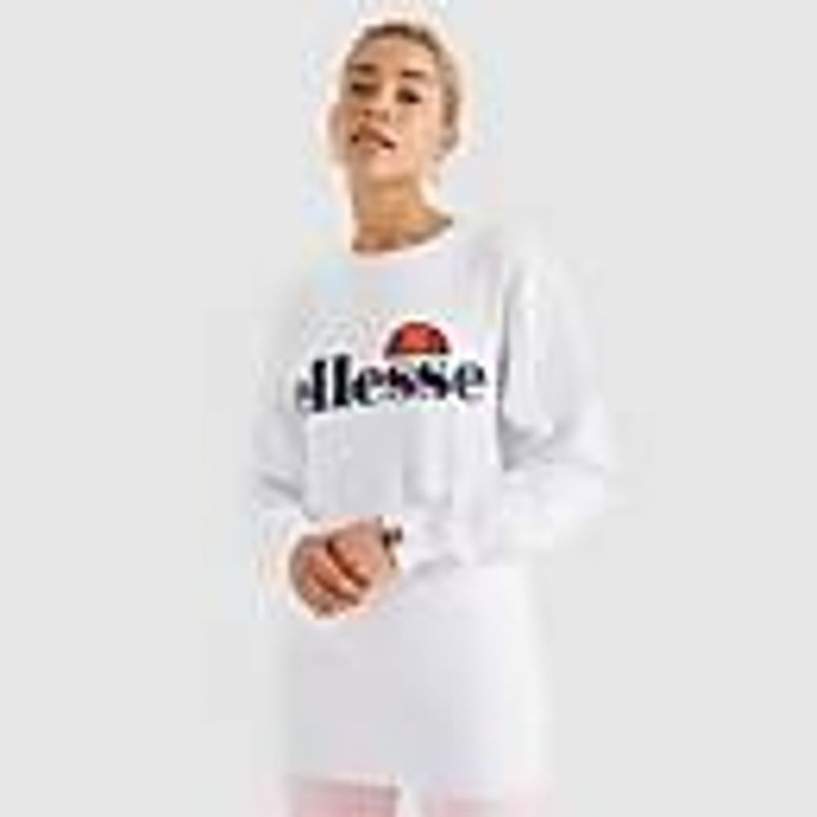 Women Ellesse Hoodies & Sweatshirts | Women'S Agata Sweatshirt White