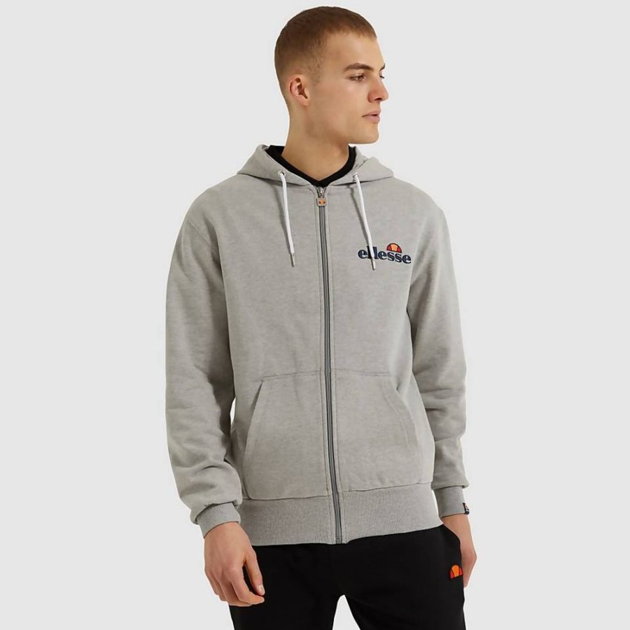 Men Ellesse Hoodies & Sweatshirts | Men'S Briero Hoody Grey