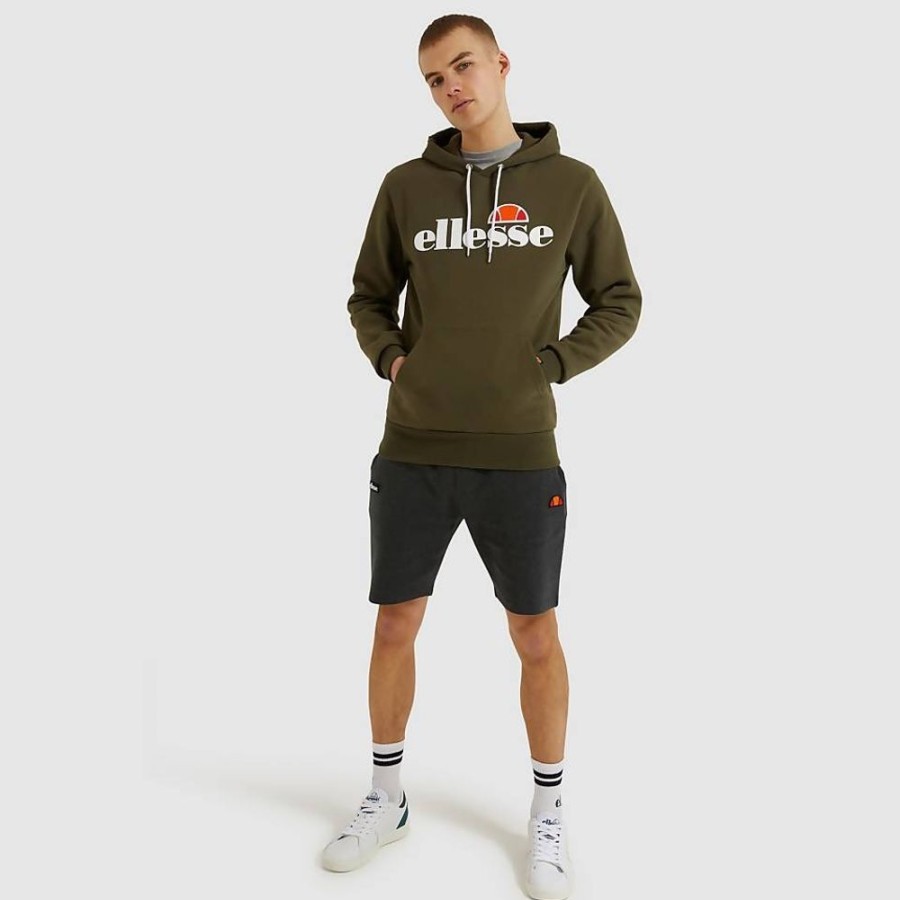 Men Ellesse Hoodies & Sweatshirts | Men'S Sl Gottero Oh Hoody Khaki