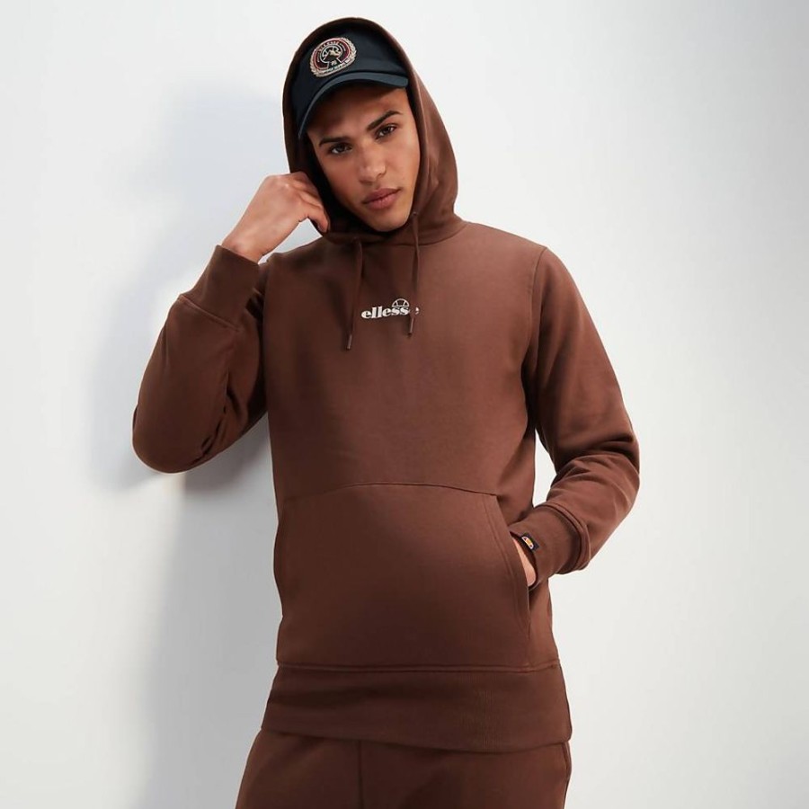 Men ELLESSE Hoodies & Sweatshirts | Men'S Pershuta Oh Hoody Dark Brown