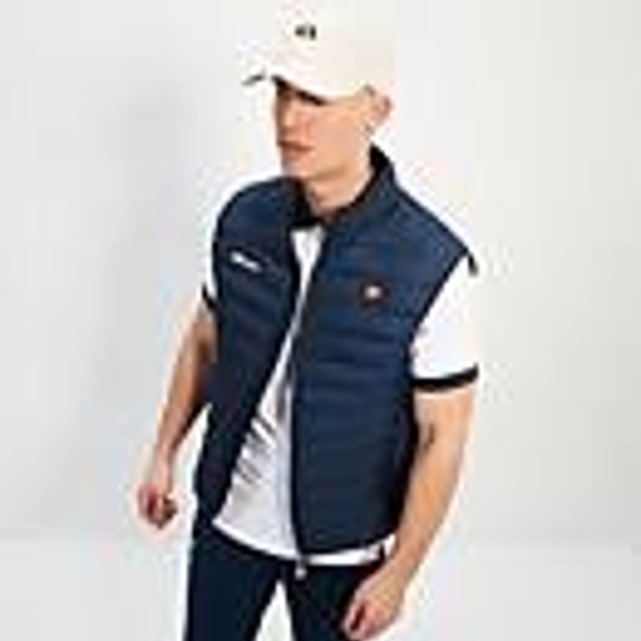 Men ELLESSE Jackets & Coats | Men'S Bardy Gilet Navy