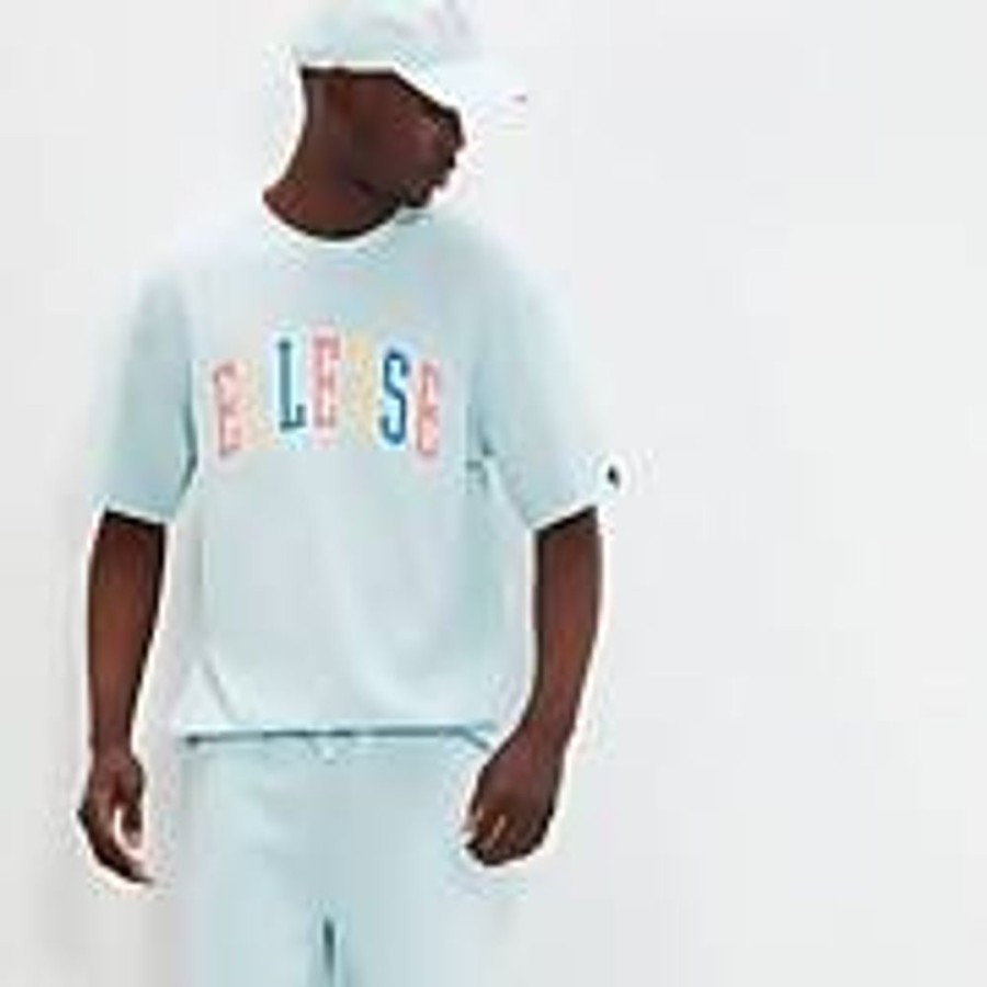 Women Ellesse Tops | Unisex Calipsi Tee Light Blue